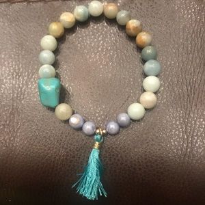 Tassel bead bracelet